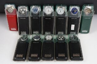 A collection of twelve unworn Swatch Irony Chronometer Swiss made wristwatches to includev Sydney