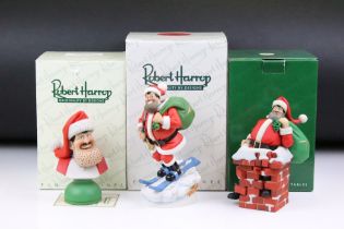 Robert Harrop - Three Boxed The Dandy Desperate Dan Christmas figures including BDCS97 Dante Clause,