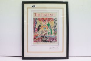 Christopher Corr (b.1955, painter and illustrator) Signed Framed Print Illustration for ' The