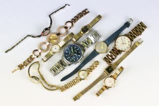 Collection of Watches including Marc Jacobs, Accurist Chronograph, Seiko, etc