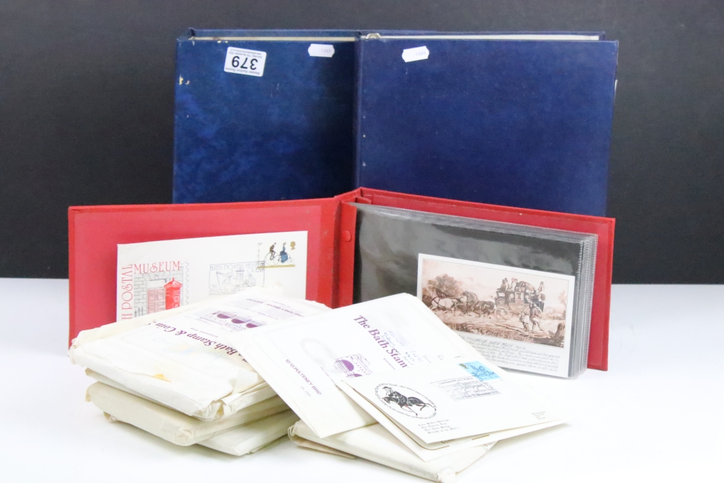 Collection of first day covers to include two large album of covers dating from the 1970s to the