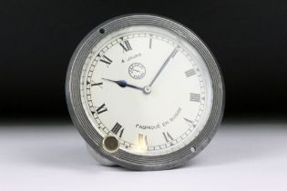 A Vintage hand winding Jaeger, Paris Car dash clock.