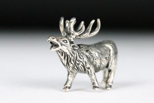 Silver Figure of a Stag