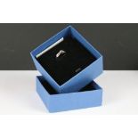 A Queen Elizabeth II Regina Diamond Jubilee sterling silver ring in presentation box.