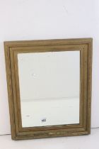 19th century Gilt Framed Bevelled Edge Mirror, 49cm x 59cm