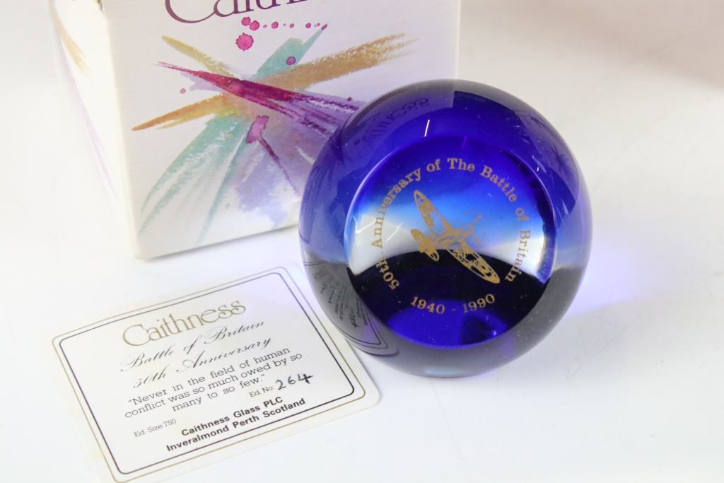 Ten boxed Caithness glass paperweights to include Optima (ltd edn no. 239/500), Rhythm 'N Blues, - Image 6 of 12