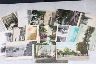 Collection of postcards mainly depicting churches, castles, Oxford colleges etc