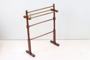 Victorian Double Towel Rail, 56cm long x 85cm high