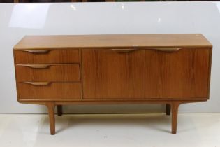 Mid century Retro A.H. McIntosh Ltd Teak Sideboard comprising three drawers and two cupboard