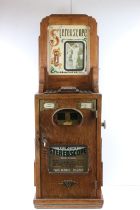 Bollands ' The Auto Stereoscope ' Peep Show stereoscope viewer coin slot machine, circa 1935, with