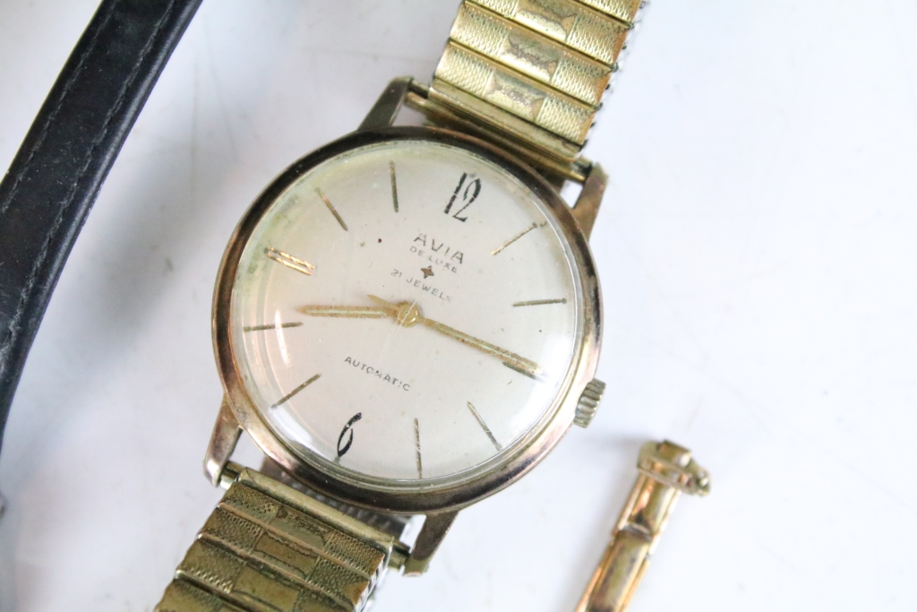 A collection of six ladies and gents vintage wristwatches to include Avia and Ingersol examples. - Image 4 of 7