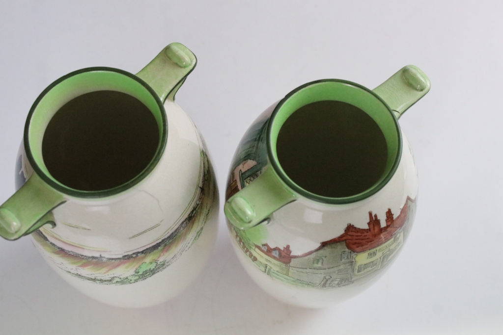 Pair of Royal Doulton Dickens ware to include Sydney Carton and Little Nell, both transfer printed - Image 7 of 8