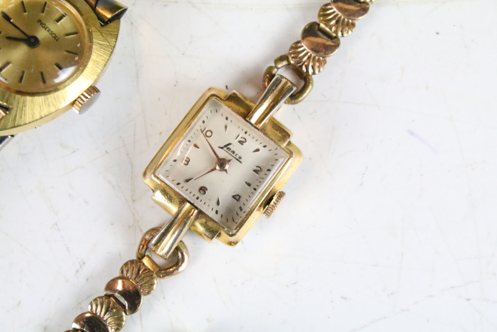 A collection of six ladies and gents vintage wristwatches to include Avia and Ingersol examples. - Image 3 of 7