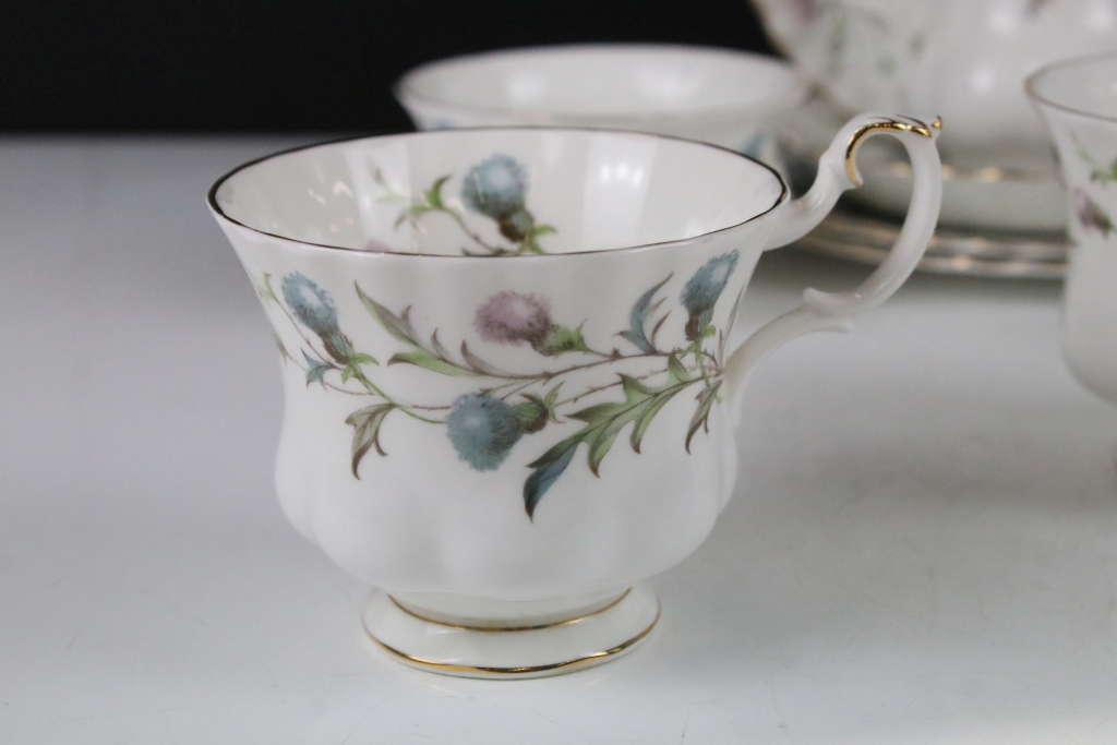 Hammersley & Co 'Petites Fleurs' tea set for two (2 cups & saucers, 2 tea plates, milk jug & sugar - Image 2 of 9