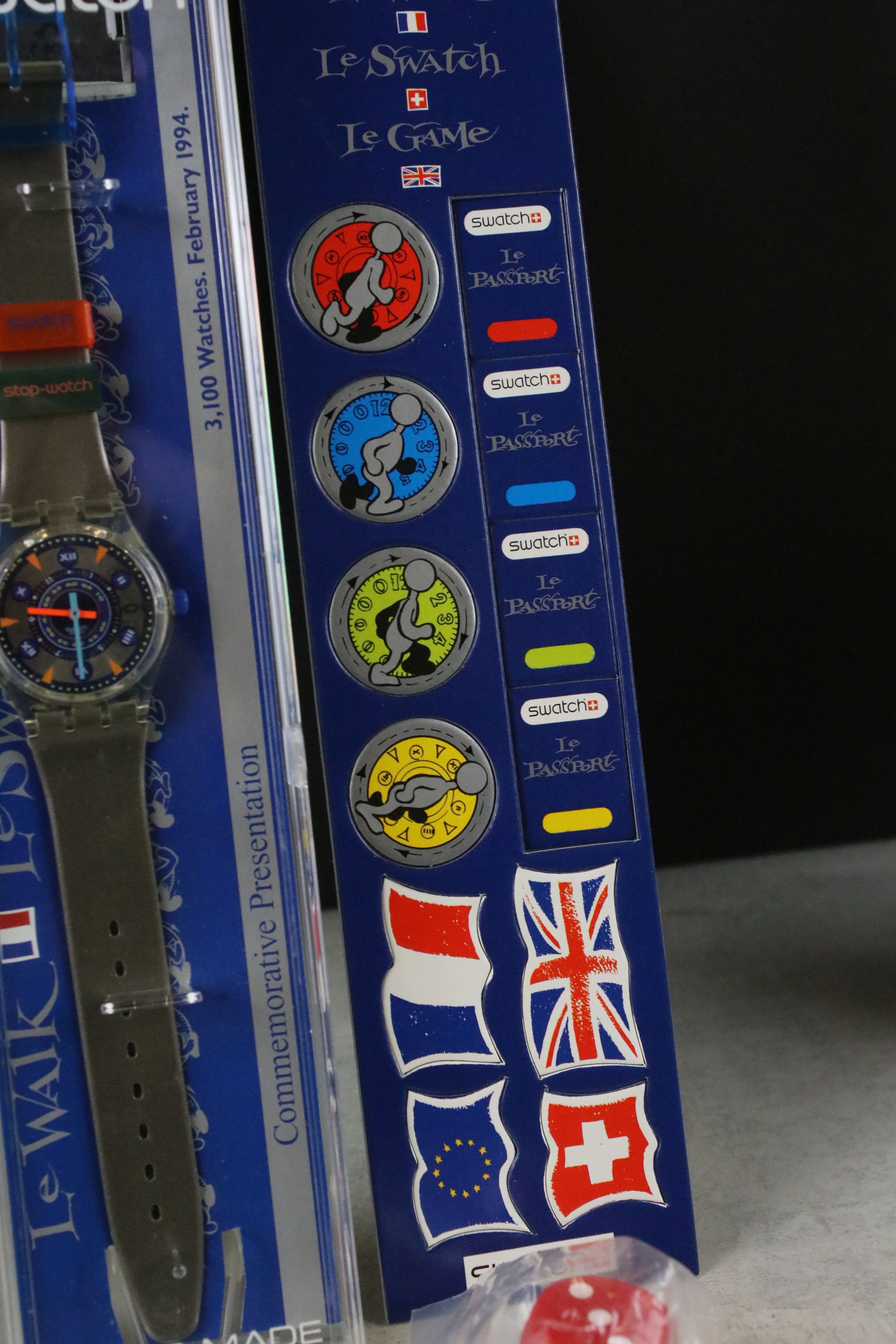 A collection of four Swatch watches to include the Breakfast watch, 100 Years of the Olympic - Image 14 of 16