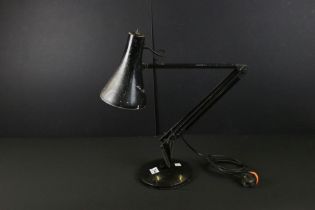 Black Anglepoise Machinist's Adjustable Lamp