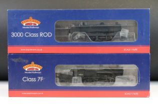 Two boxed Bachmann OO gauge locomotives to include 31012 Class 7F 53810 BR Black Late Crest
