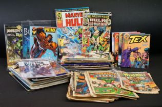 Comics - Large collection of various comics spanning the decades from 1970's and 1980's examples