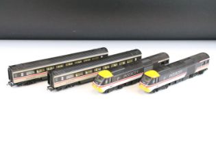 Hornby OO gauge Intercity locomotive and coach set of 4 train pack, no box