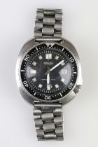 Seiko Automatic Water Resist 150 M steel cased gentleman's diver's wrist watch. The wristwatch