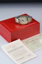 Omega Constellation automatic gents wristwatch, baton numeral markers, replacement winder,