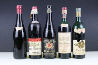 Five bottles of wine, to include: San Gennaro, Posso Delle Colline Lucchesi, 1969, numbered