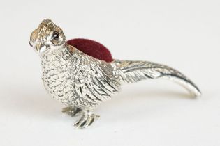 Silver Pheasant Pincushion