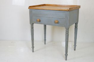 Painted Work Table with single drawer, 51cm wide x 54cm deep x 83cm high