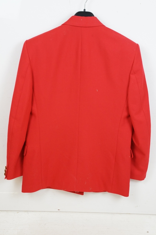 Butlins red blazer jacket, size 36R, with Butlins buttons, name badge ...