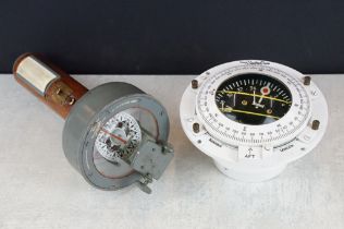 Henry Browne & Son " Sestrel " nautical ships compass (14cm diameter), together with a Henry