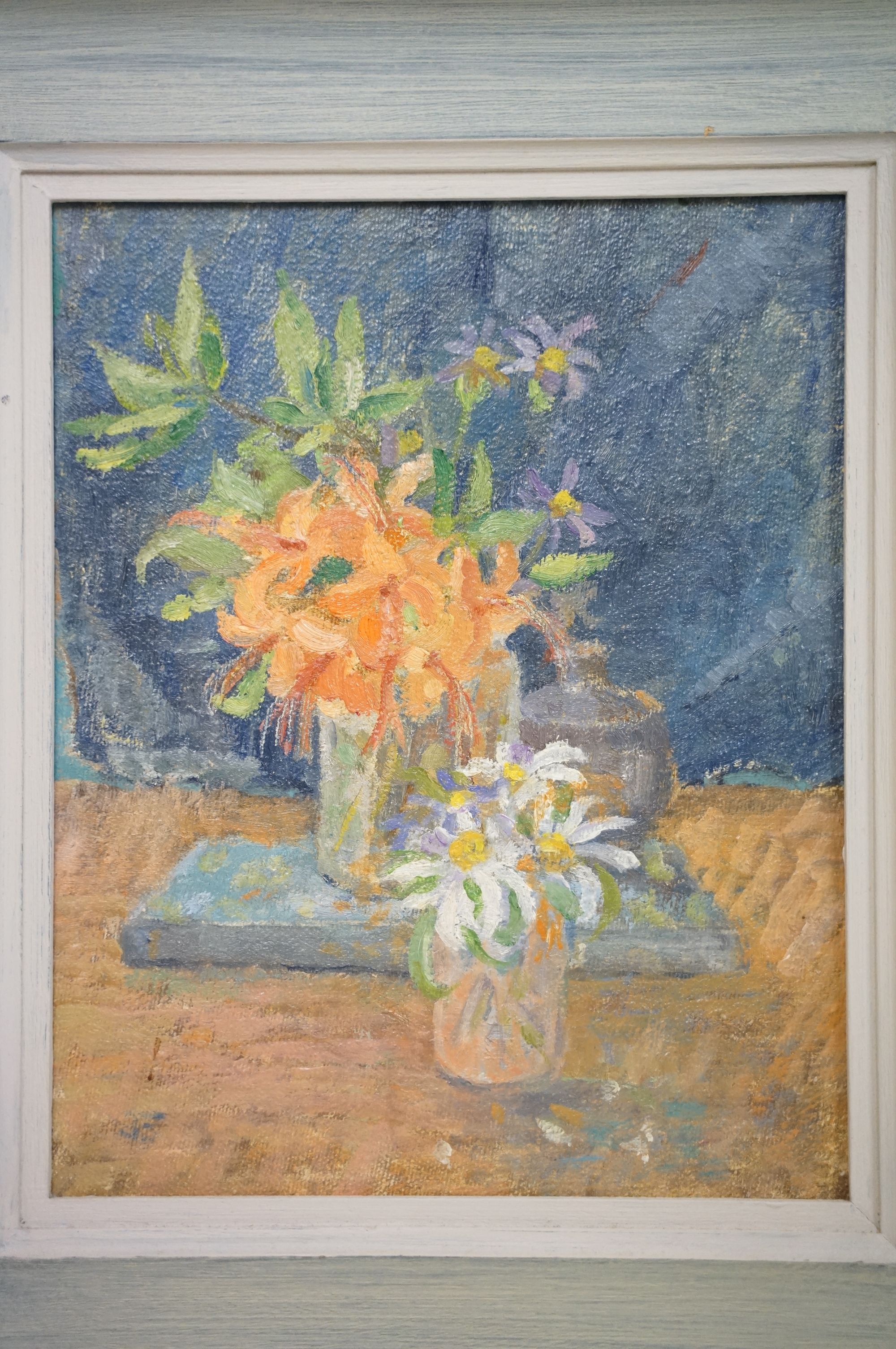 Mary Towsey, 20th century study of a flower in bloom, watercolour, 31 x 31cm, framed and glazed - Image 2 of 6