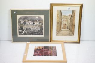 Graham Clarke, A Rather Cordial Entente, limited edition etching, signed lower right, titled lower