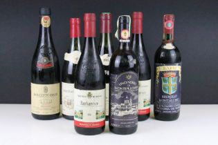 Seven bottles of wine, to include: Chateauneuf-du-Pape, David & Foillard, 1983, 70cl, Bersano,