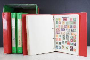 Collection of stamps to include an album of British Commonwealth Stamps covering Edward VII to QEII,