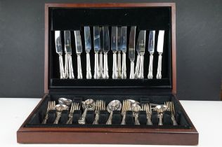 A canteen of John Mason of Sheffield silver plated cutlery.