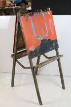 Mid century A-Frame Artists Board / Easel, 56cm wide x 122cm high