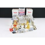 Collection of Wade and other ceramic figures to include Disney figures, Beswick musical cats, wade