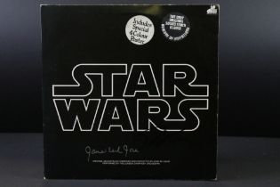 Vinyl & Autographs - Star Wars Original Soundtrack LP signed by James Earl Jones & Denis Lawson,