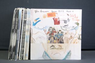 Vinyl - 31 John Lennon LPs and 1 12" single spanning his career including foreign pressings
