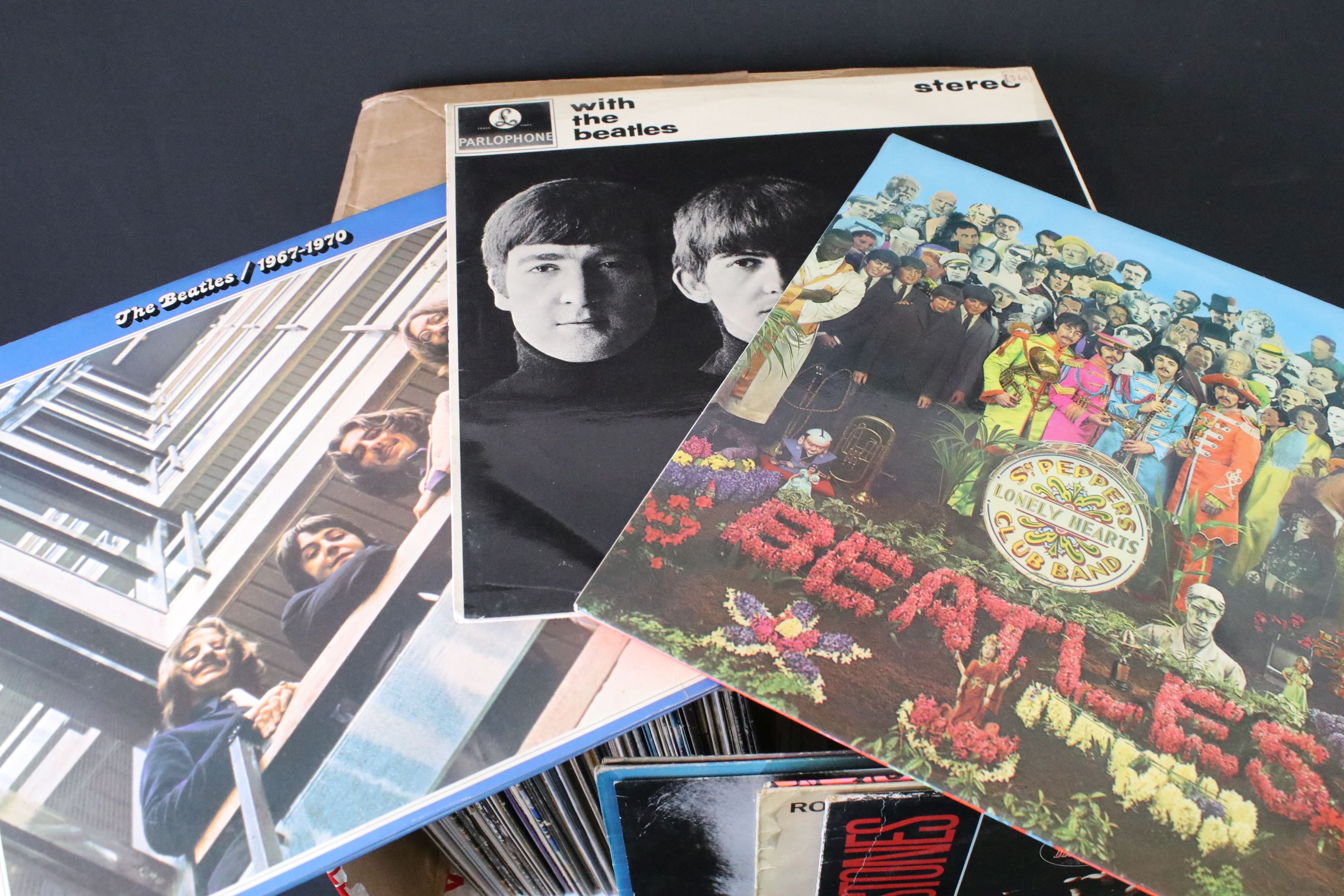 Vinyl - Approx 50 Rock & Pop LPs to include The Beatles, Wings, John Lennon, The Who, The Hollies, - Image 2 of 5