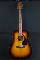 Guitar - Yamaha F310 acoustic guitar with a good Yamaha soft case and strap