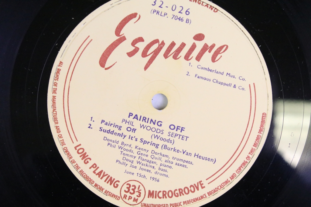 Vinyl - Jazz - Phil Woods Septet – Pairing Off, original UK 1957 1st mono pressing, Esquire - Image 6 of 7