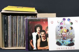 Vinyl - Approx 75 Rock & Pop LPs to include Queen x 17, Bruce Springsteen x 7, Eric Clapton, Elton