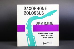 Vinyl - Jazz - Sonny Rollins – Saxophone Colossus original UK 1958 1st mono pressing on Esquire