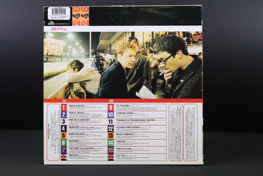Vinyl - Blur - Parklife original Uk 1994 1st Town House DMM pressing on Food Records FOOD LP 10. - Image 5 of 5