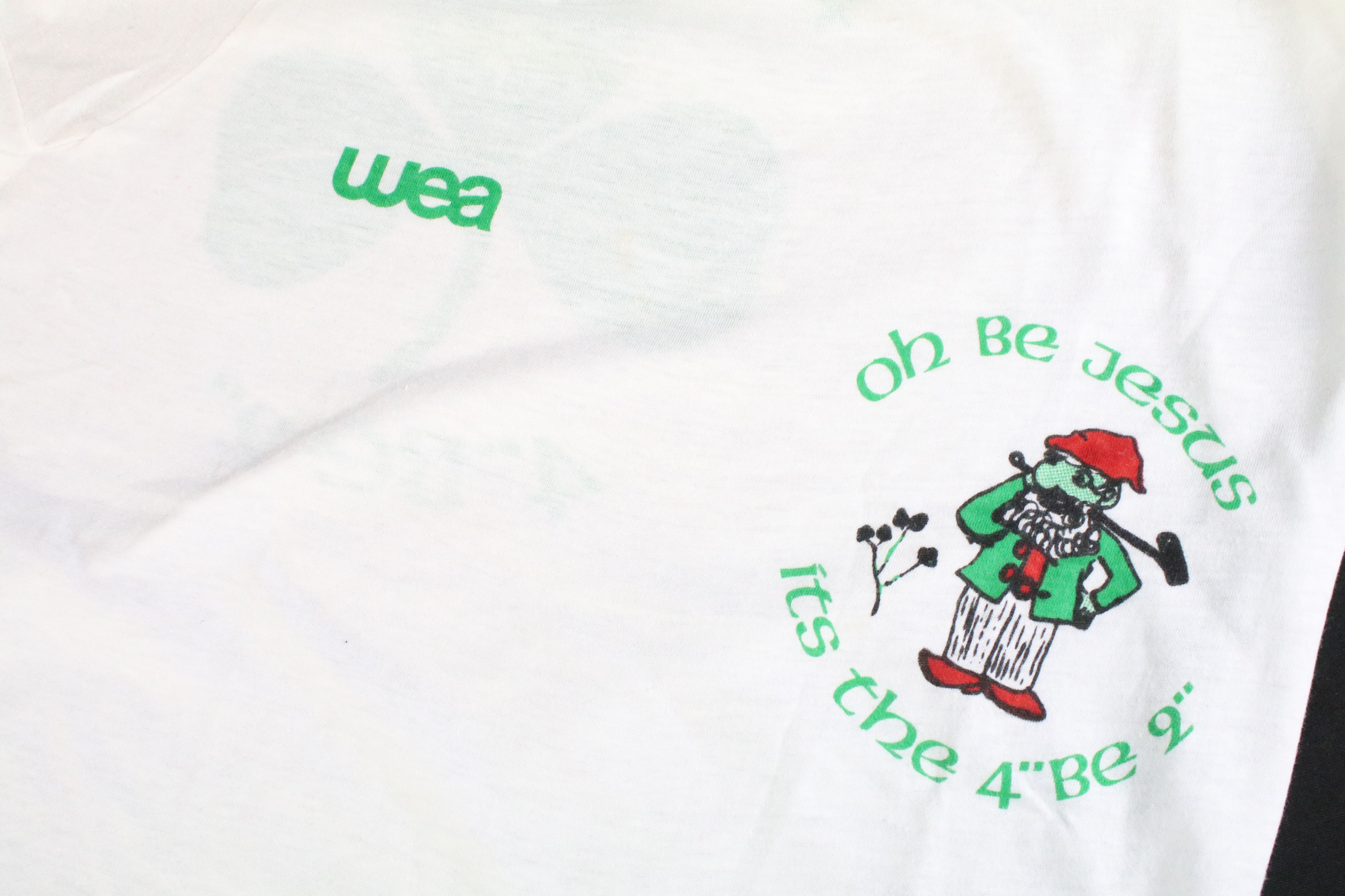 Memorabilia - Punk, original 1980 single stitch WEA Records promotional t-shirt for the band 4" Be - Image 3 of 5