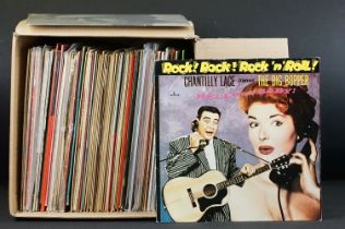 Vinyl Over 70 Rock & Roll LPs including The Big Bopper, Buddy Holly, The Crickets, Duane Eddy, The
