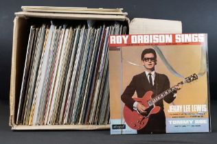 Vinyl - Over 80 Rock & Roll / Rockabilly LPs to include Roy Orbison, Don Lang, Charlie Feathers,
