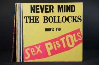 Vinyl - 10 Punk / Post Punk albums by UK bands to include: The Sex Pistols - Never Mind The B****cks