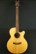 Guitar - Takamine EG220c electro acoustic guitar with hard cast